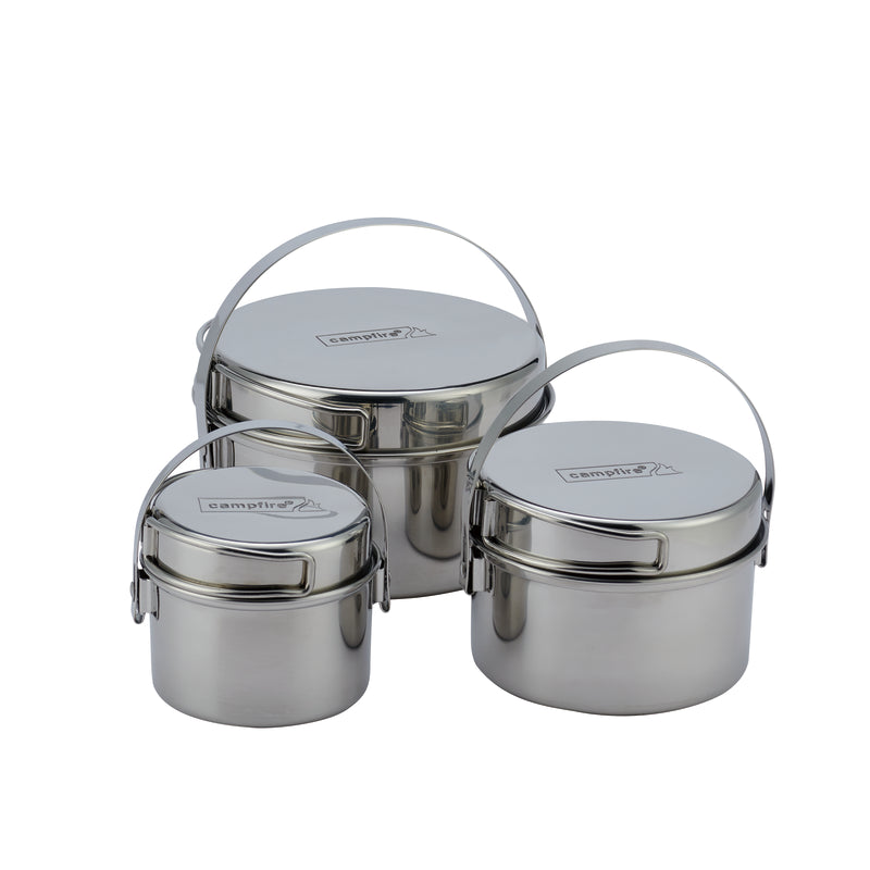 Stainless Steel Pot Set - 6pc