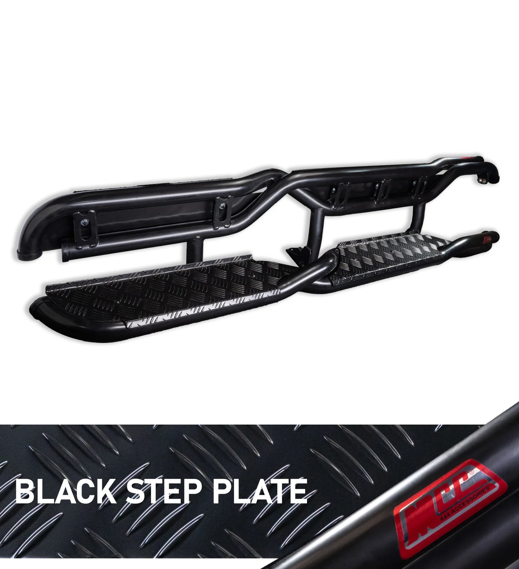 RANGER/BT50 2011-2021 BLACK TWISTED SIDE STEPS