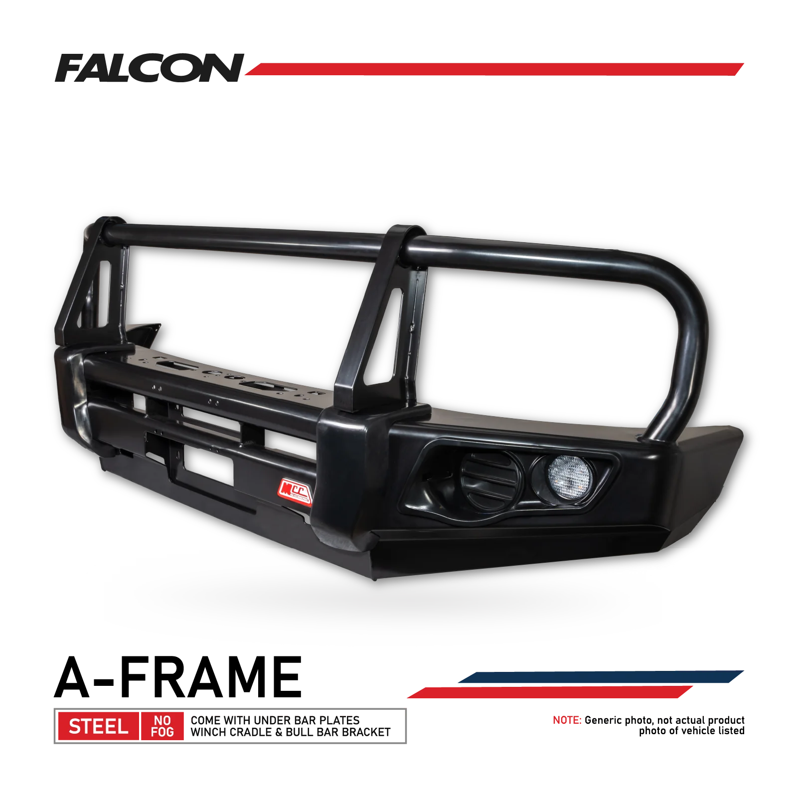 Ford Ranger Px Mk2everest 16-on No-fog 707-02 Falcon A-frame+up+bracket
