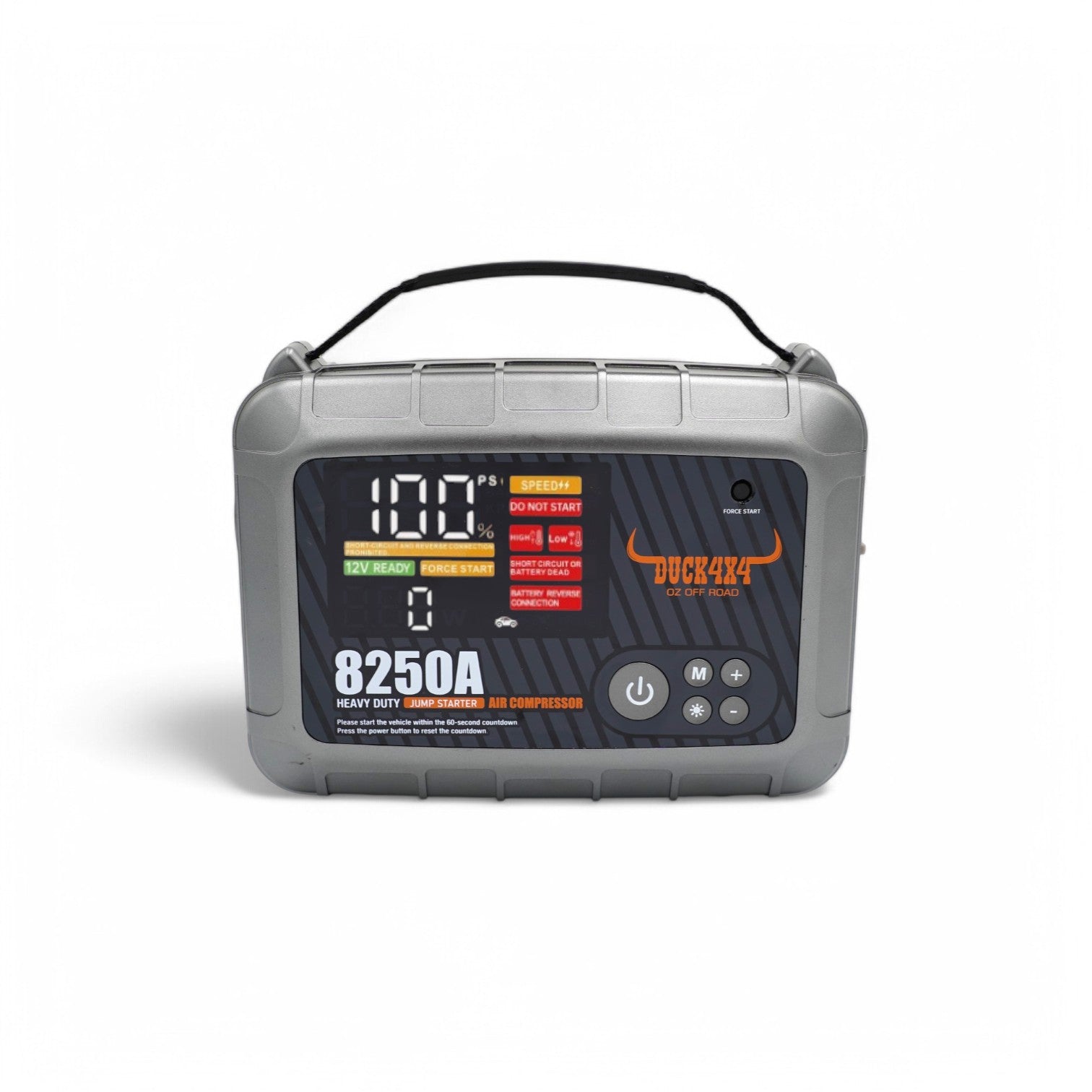 DUCK4X4 Jump starter with Air Compressor / Power Bank / Torch - 32000MAH