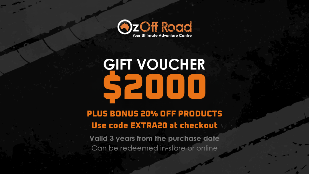 $2000 Oz Off Road Gift Voucher