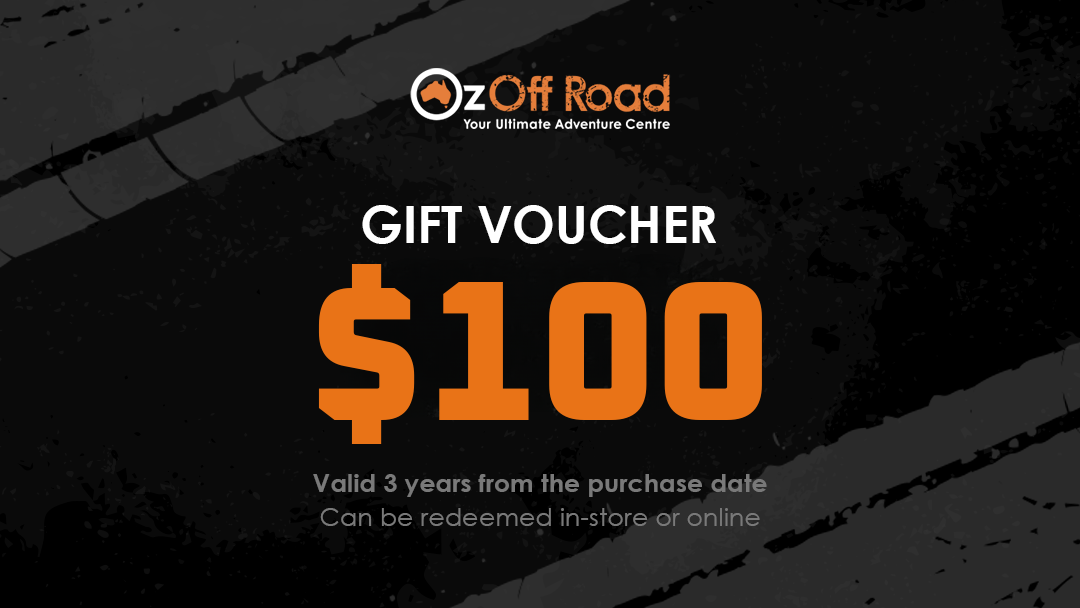 $100 Oz Off Road Gift Voucher