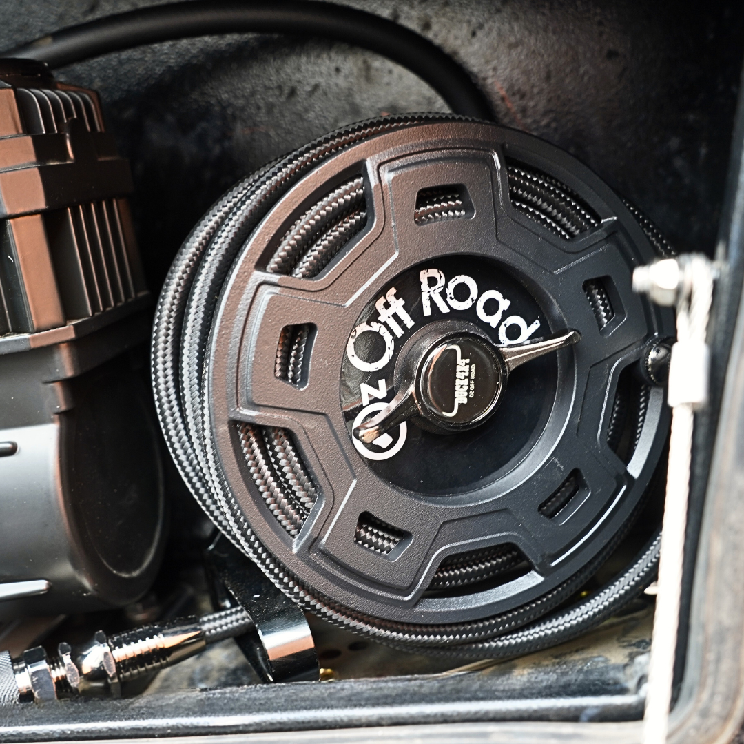 DUCK4X4 All-Terrain Air Pump Hose Reel with Manual Retract