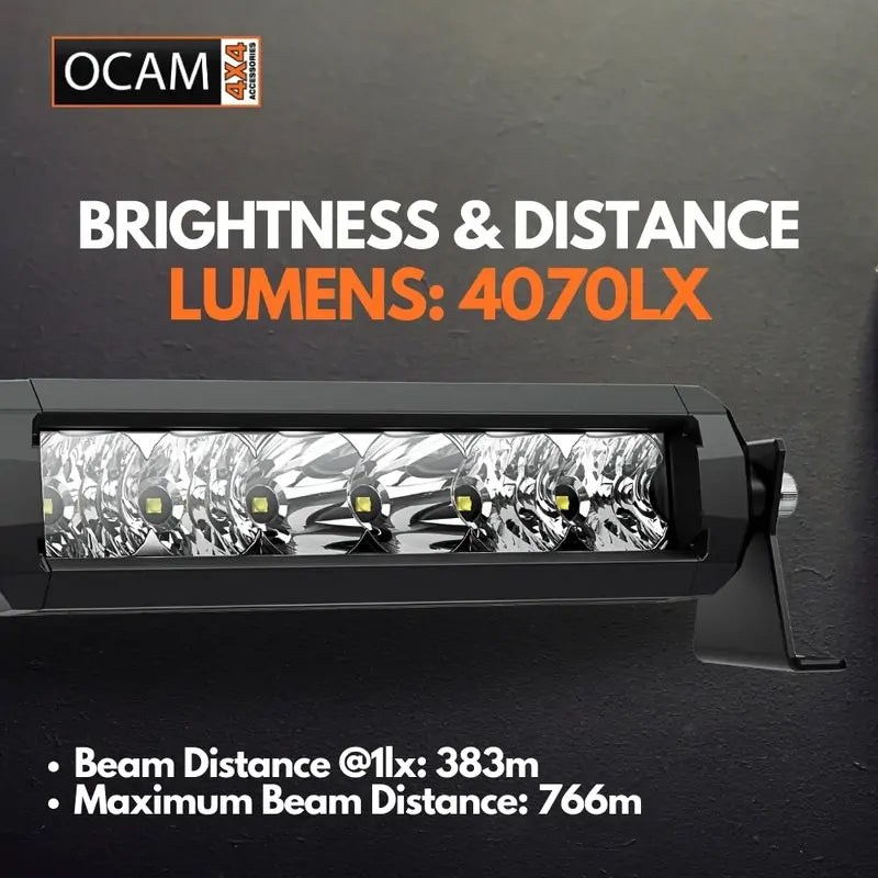 OCAM 30-- Slimline Single Row Light Bar 150W OSRAM LED 9-36V