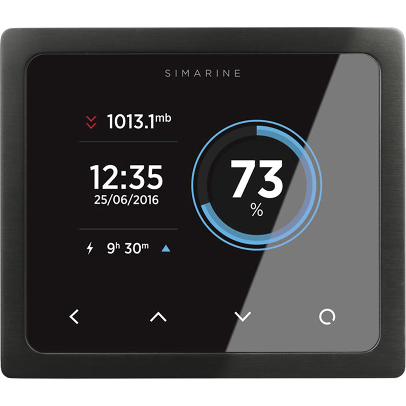 PICO Plus BATTERY MONITOR Black Panel Mount Pico+