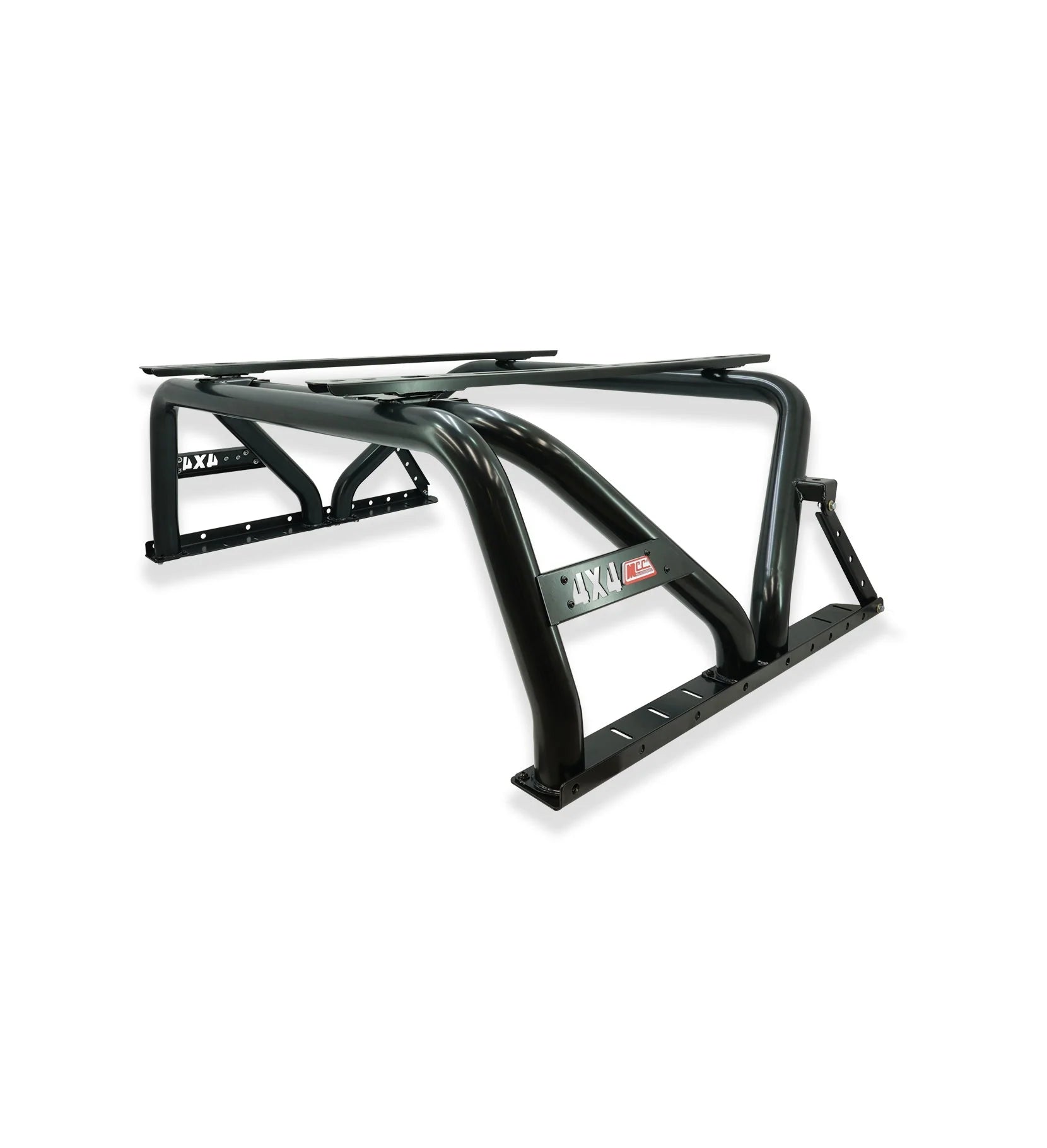Ford Ranger Pj 07-09 - 031-05 Roof Rack 185x125 With Swing Sportbar Black Tubing