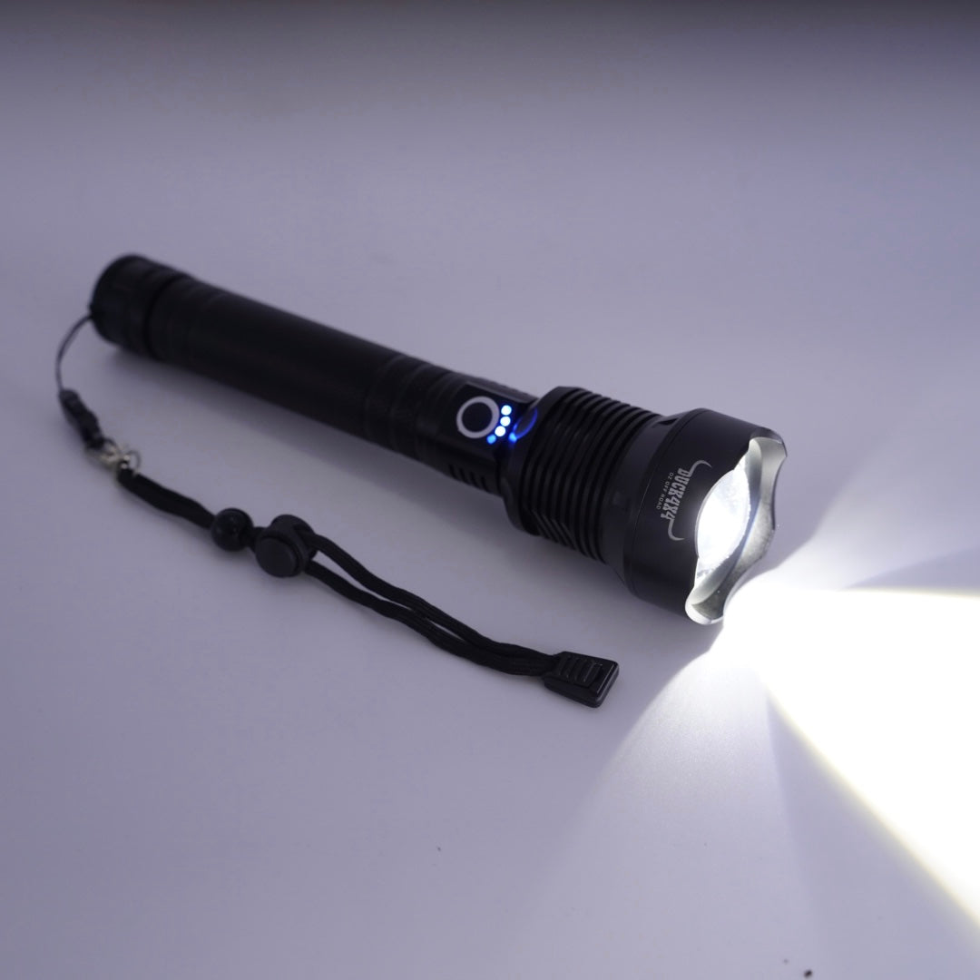 DUCK4X4 Large Aluminium Waterproof Rechargeable Torch