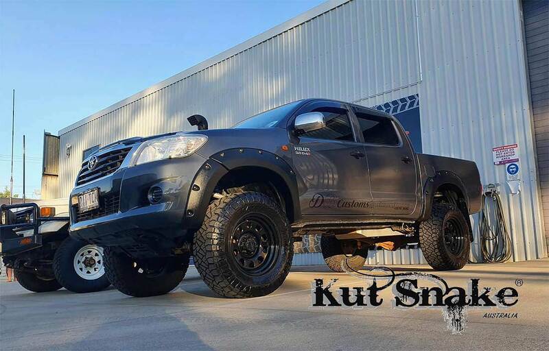 Kut Snake Flares for Toyota Hilux N70 09/2011-15 SR / SR5 Slimline ABS (Codes #34 & #32)