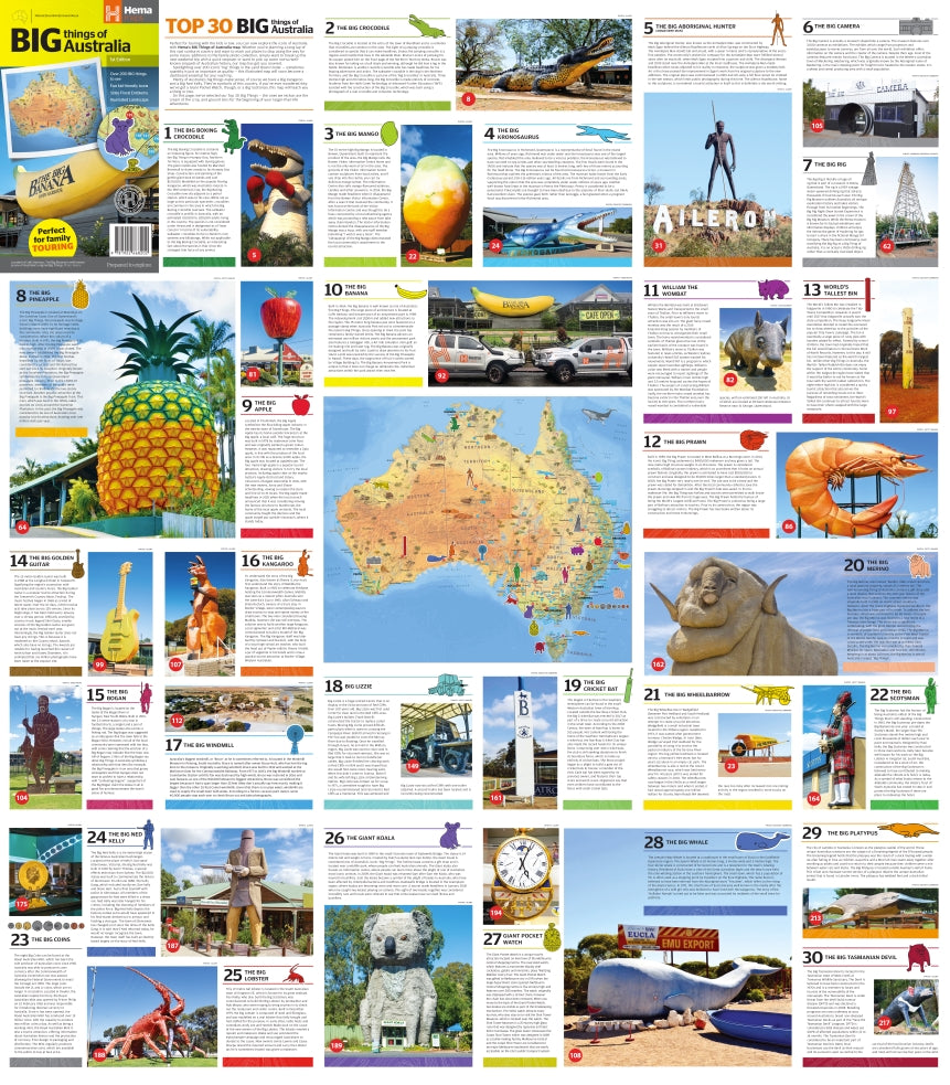 Australias Big Things Map