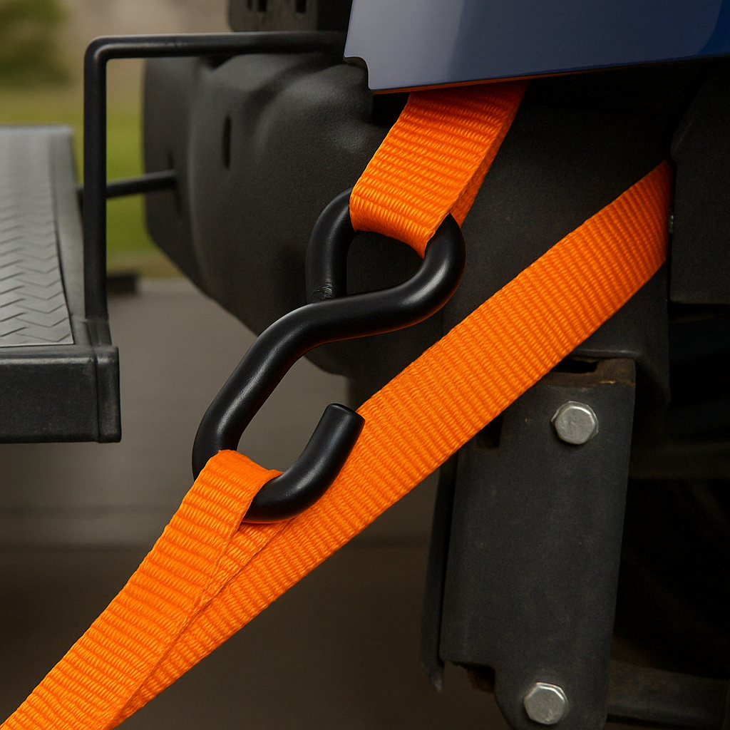 Heavy Duty Ratchet Tie Down 4.27m (2 Pck)