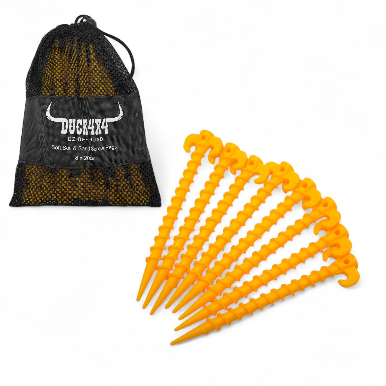 DUCK4X4 Soft Soil & Sand Screw Pegs