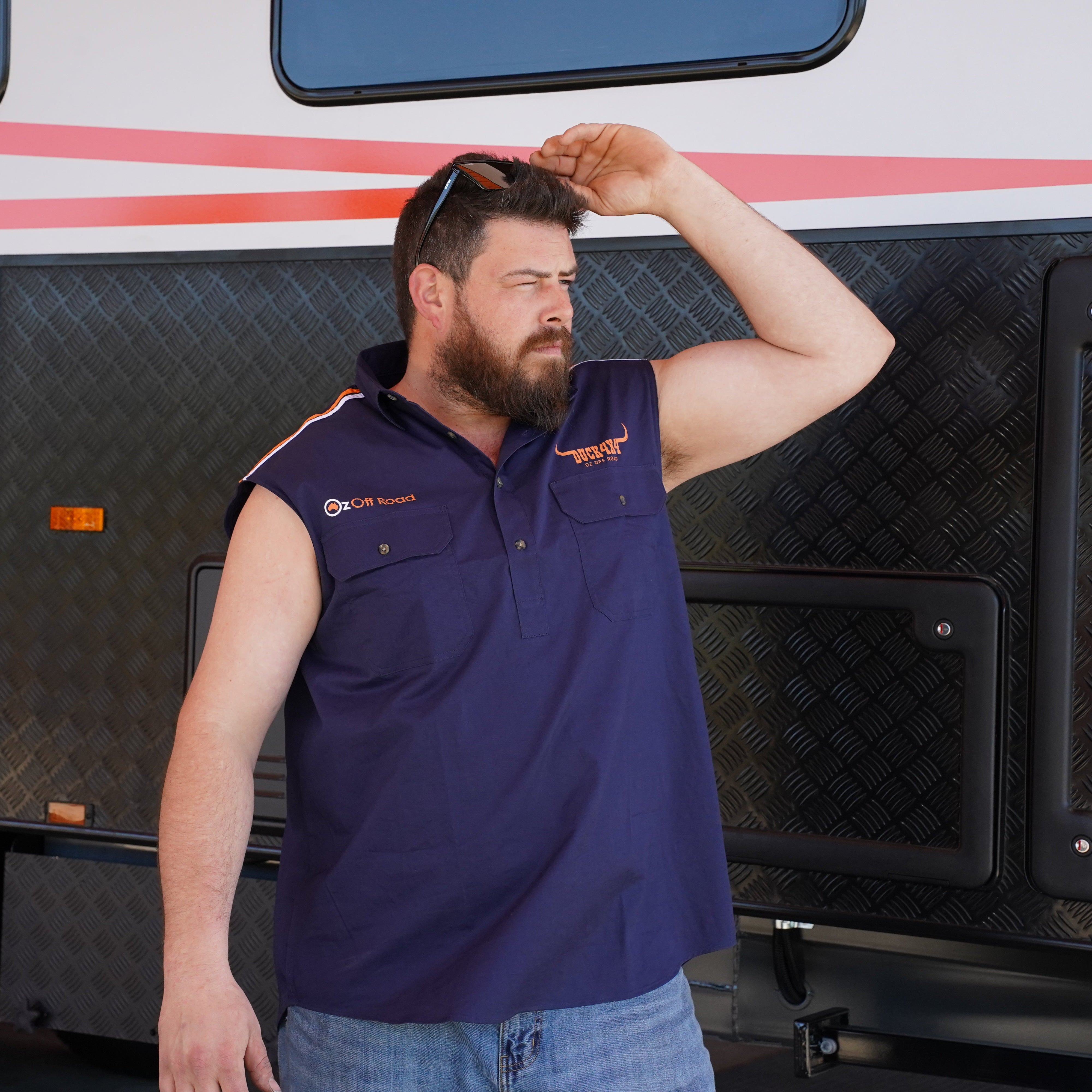 DUCK4X4 Sleeveless Country Shirt