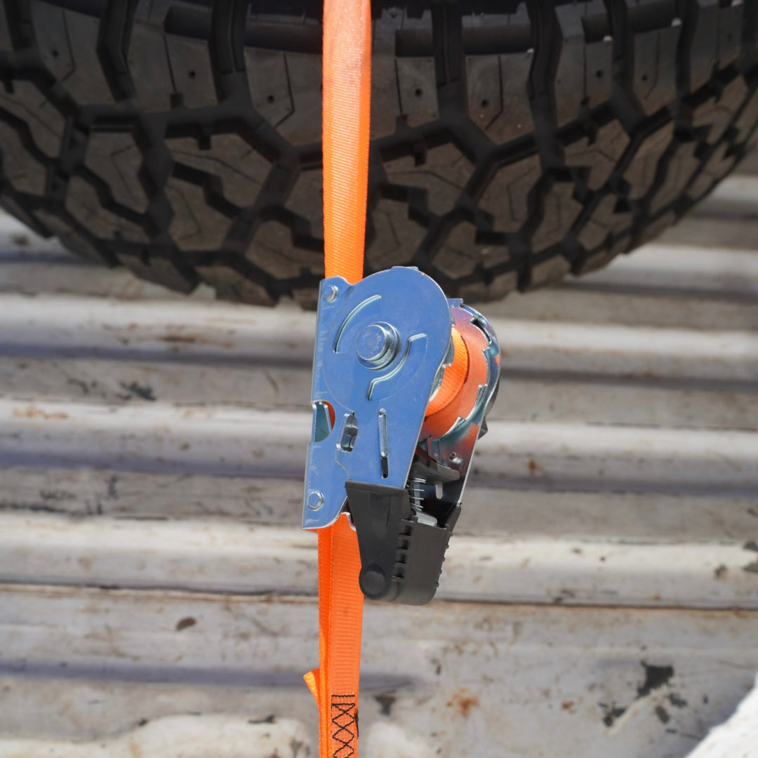 Retractable Ratchet Tie Down 3m (2 Pack)