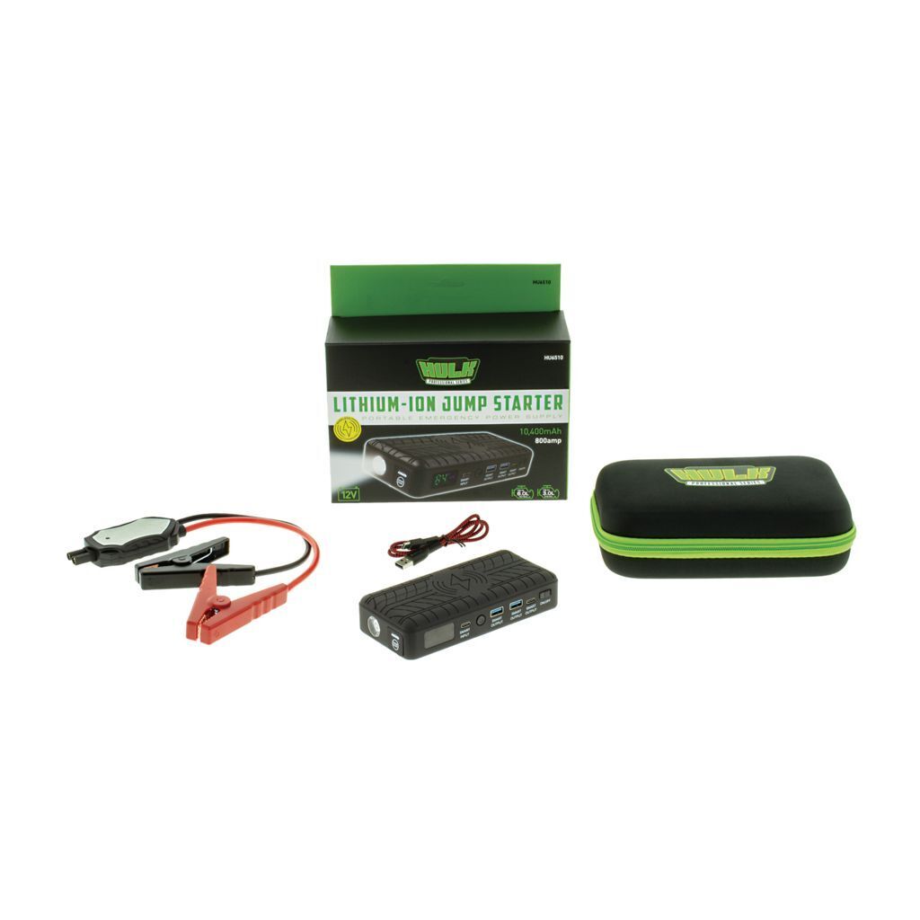Lithium-Ion Jump Starter - 10400mAh - 800 Amp