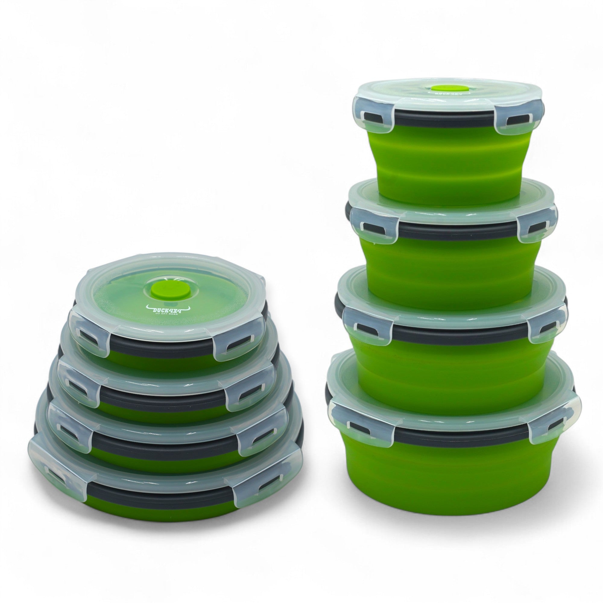 DUCK4X4 Round Collapsible Containers (4 Pack)