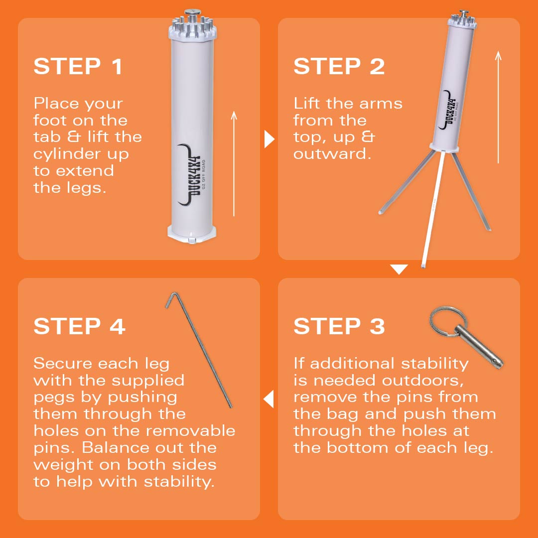 DUCK4X4 Portable Compact Clothesline