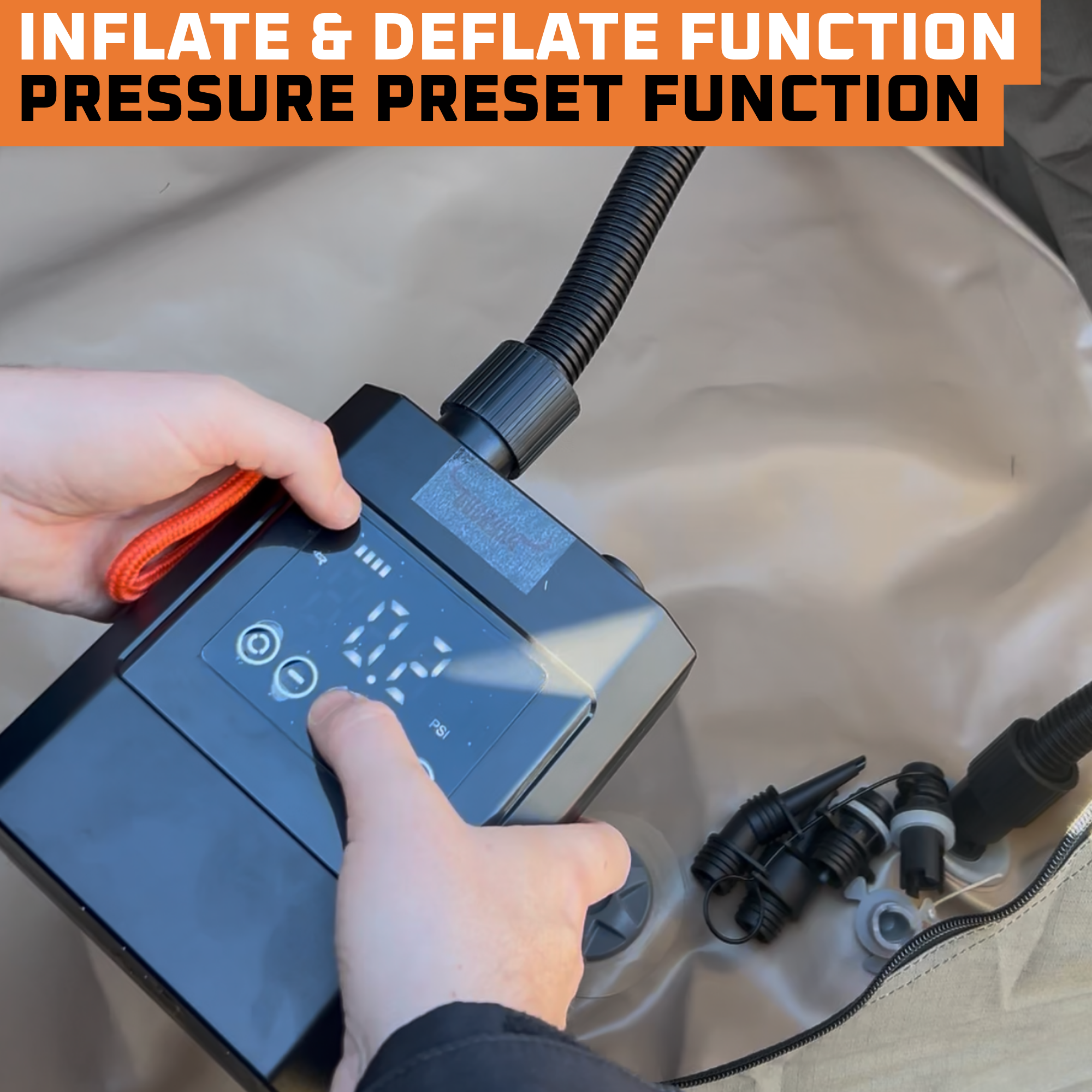 DUCK4X4 Premium Portable Air Pump & Deflator