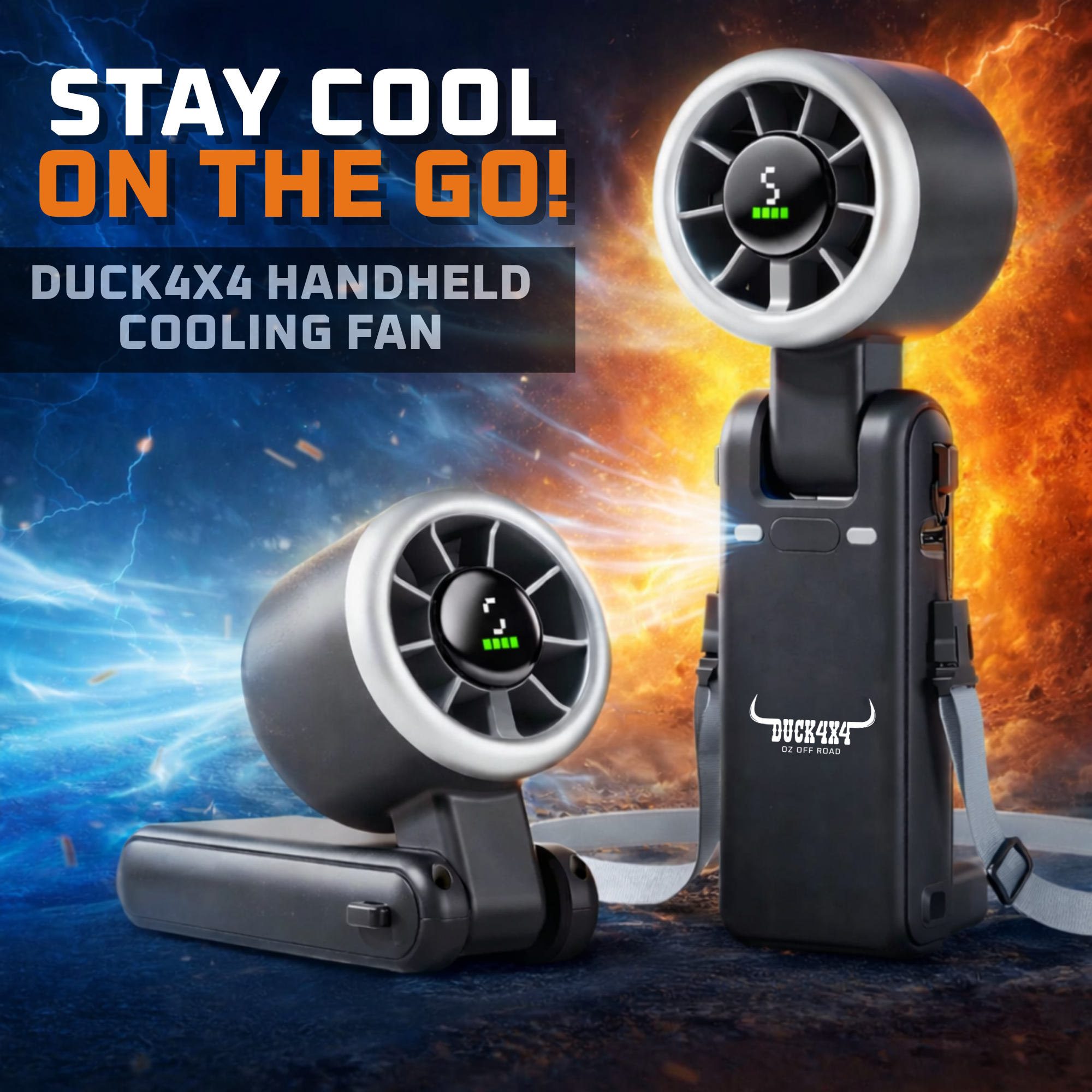 DUCK4X4 Handheld Cooling Fan