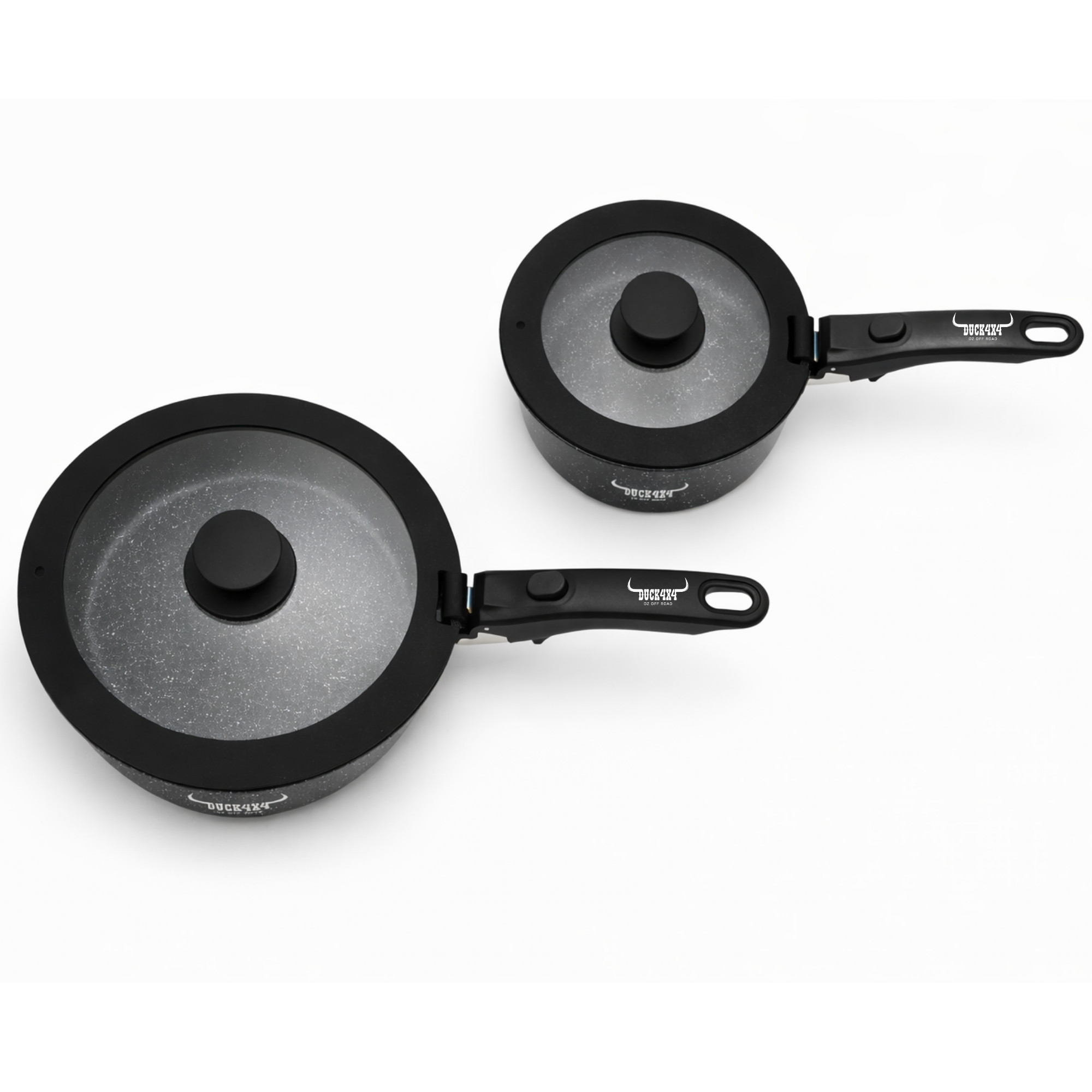 DUCK4X4 Fry Pan & Saucepan Set