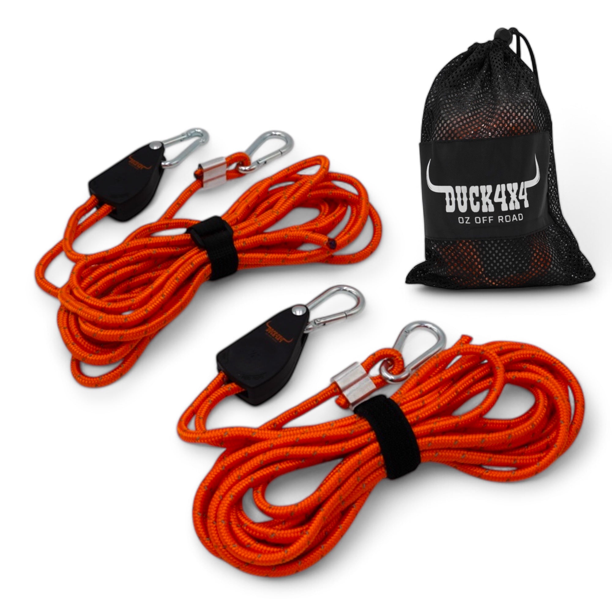 DUCK4X4 Awning Tie Down & Ratchet Set