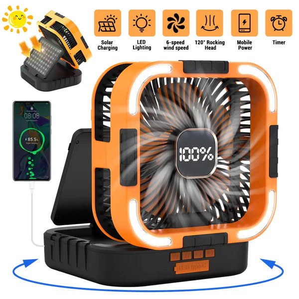 DUCK4X4 Deluxe Solar Fan & Light