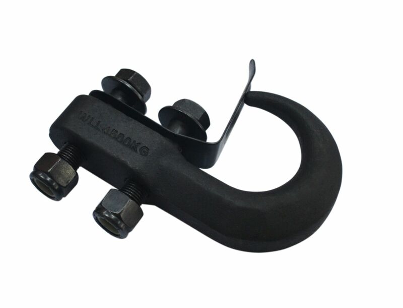 Roadsafe Heavy Duty 4WD - Tow Hook Black 4500kgs