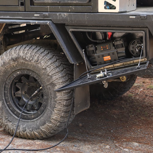 DUCK4X4 All-Terrain Air Pump Hose Reel with Manual Retract