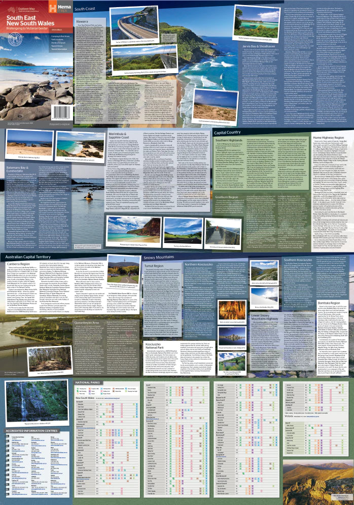 South East New South Wales Map