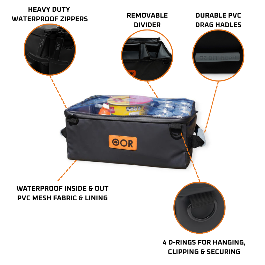 DUCK4X4 Waterproof Clear-Top Gear Bag – Small