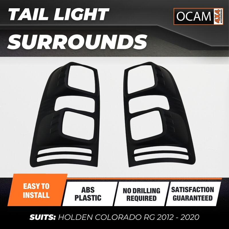 Tail Light Surrounds Holden Colorado RG 12-20