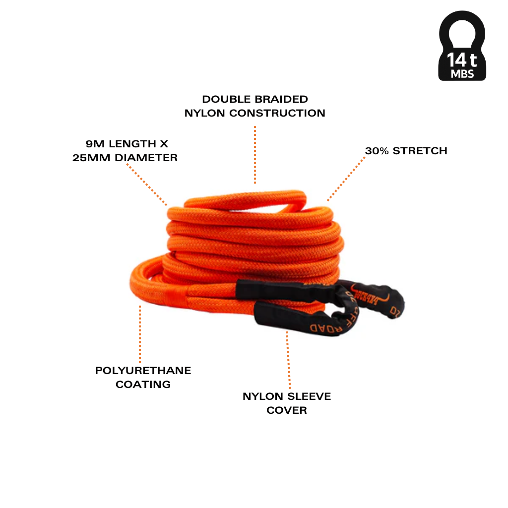DUCK4X4 Kinetic Recovery Rope