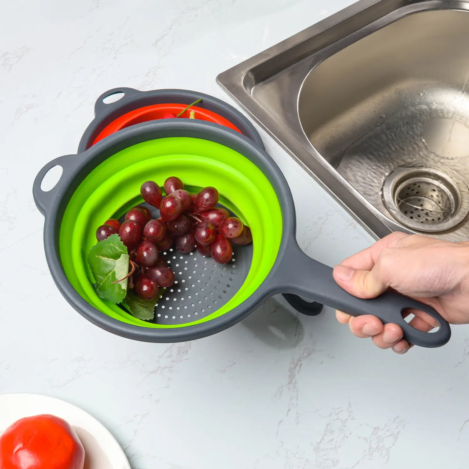 DUCK4X4 Collapsible Colander and Measuring Set