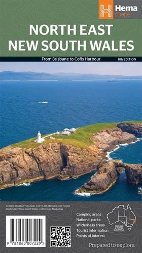 North East New South Wales Map Bris - Coffs