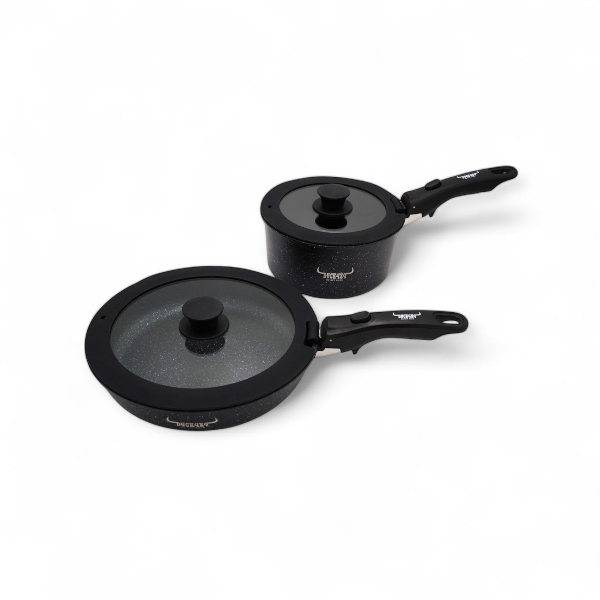 DUCK4X4 Fry Pan & Saucepan Set