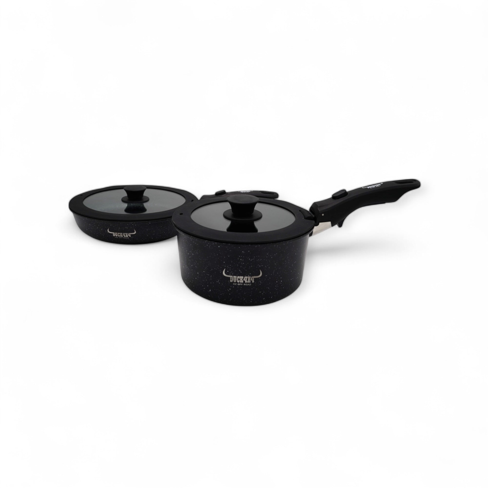 DUCK4X4 Fry Pan & Saucepan Set