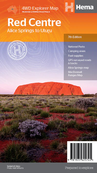 The Red Centre Map