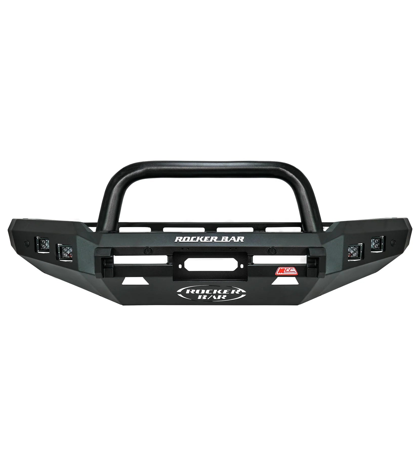 Landcruiser 100/105 Seriess 078-01sqsbl Single Sand Black Rocker Bar Square Light + Bracket + Underprotection Plate If Available