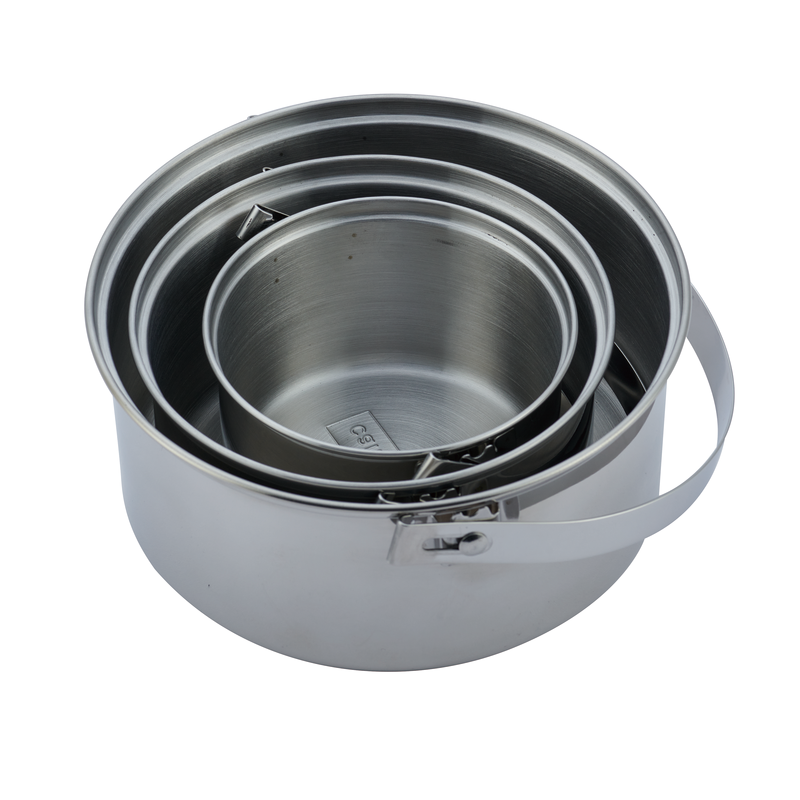 Stainless Steel Pot Set - 6pc