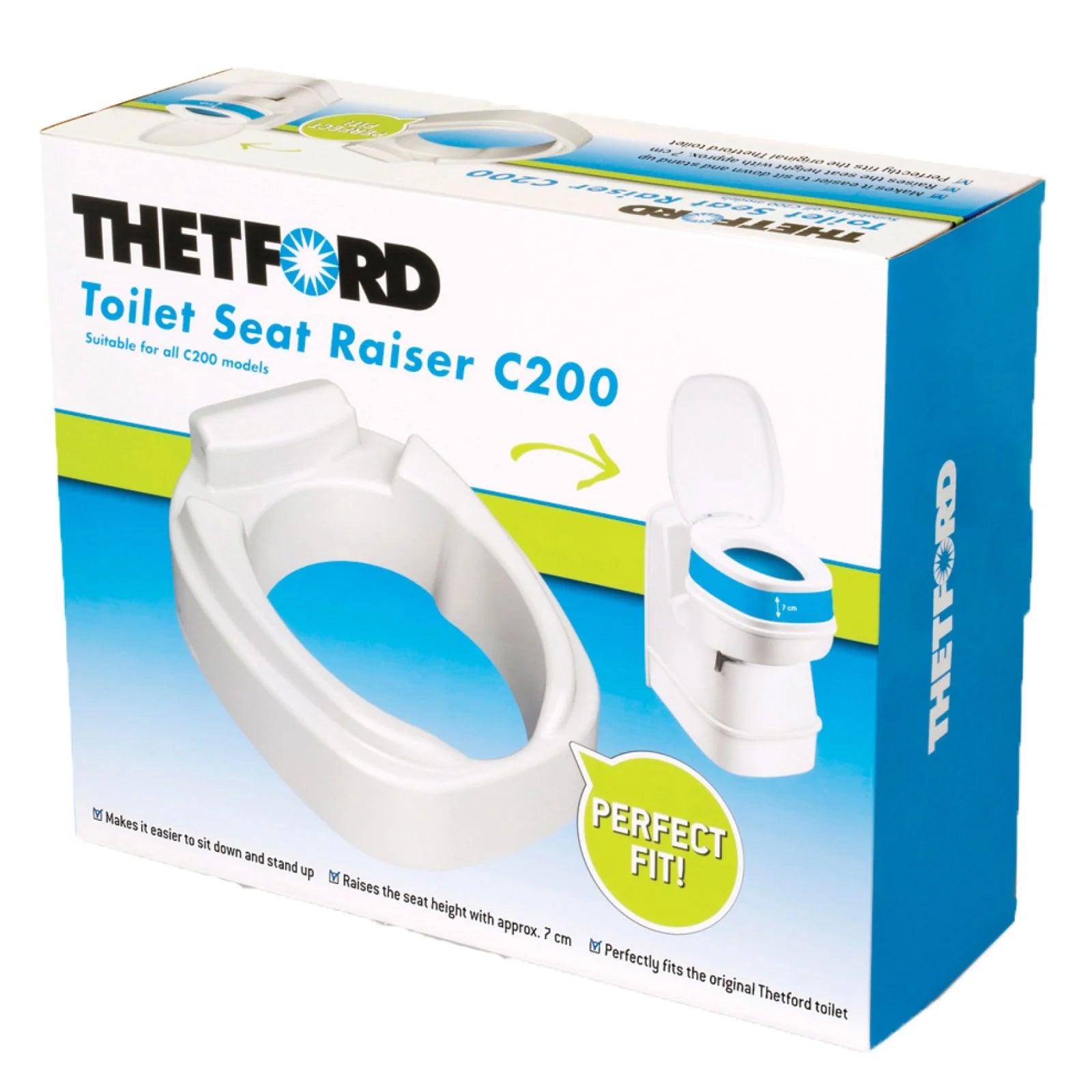 Cassette Toilet Seat Raiser C200