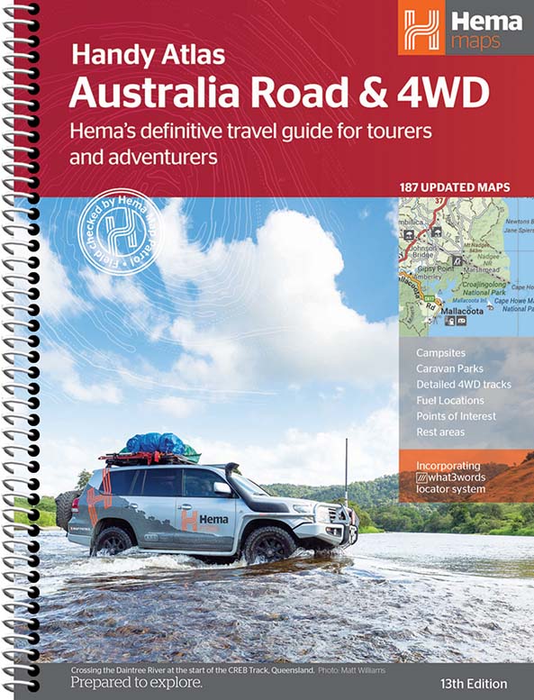 Australia Road And 4wd Handy Atlas 185 X 248mm