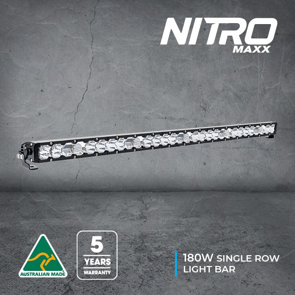 NITRO MAXX 44-INCH LED SINGLE ROW LIGHT BAR - 180W - COMBINATION BEAM