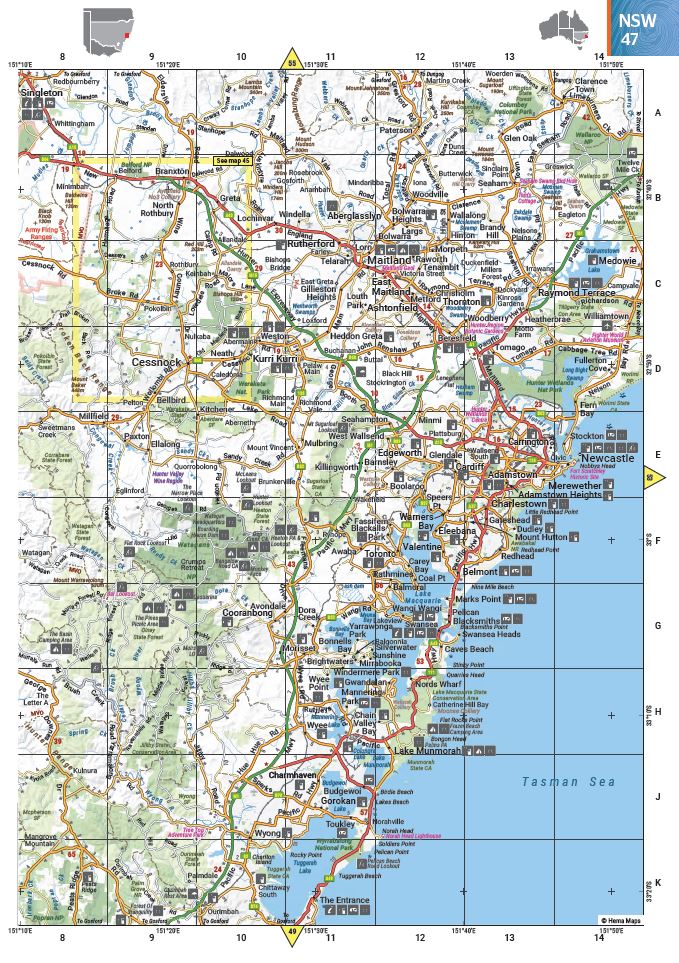 Australia Road And 4wd Handy Atlas 185 X 248mm