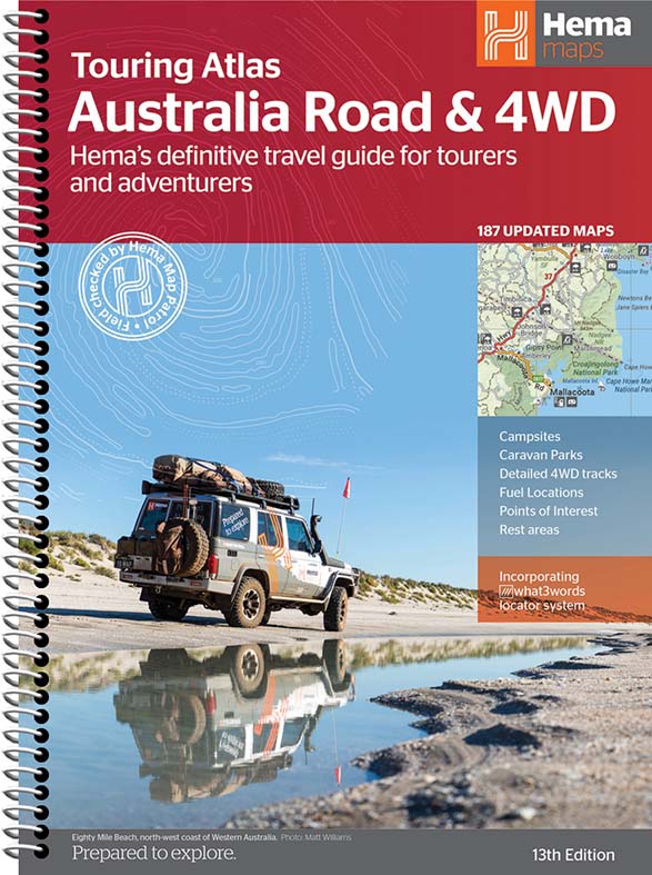 Australia Road And 4wd Touring Atlas 215 X 297mm