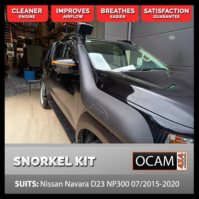 Safari V-Spec Snorkel Kit for Nissan Navara D23 NP300 07/2015-2022