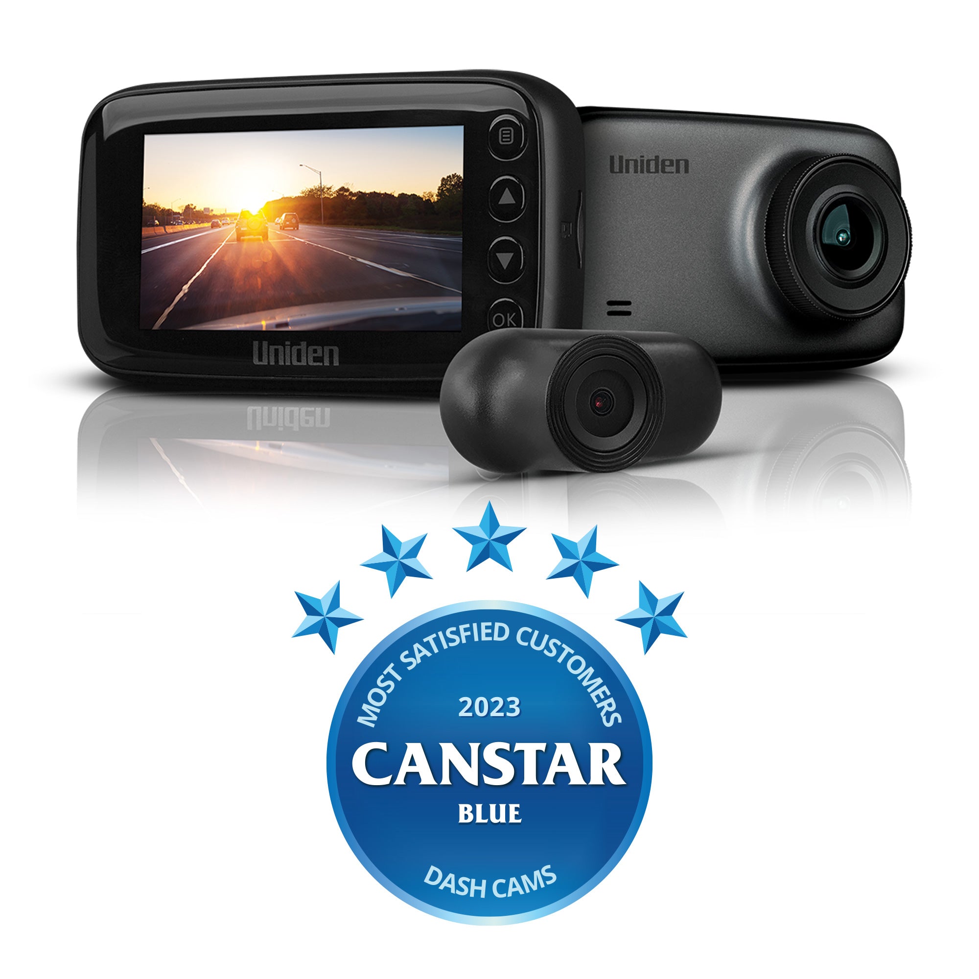 Full HD Smart Dash Cam With 2.7? LCD Colour Screen + Rear Camera