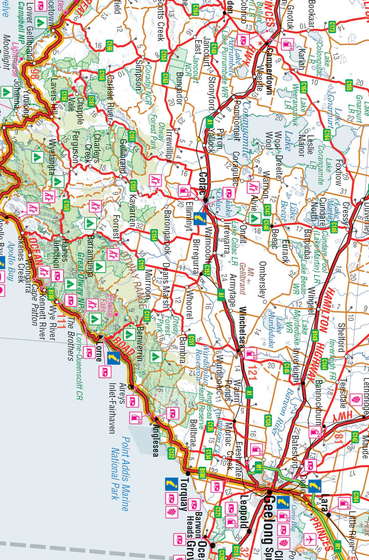 Melbourne To Adelaide Map