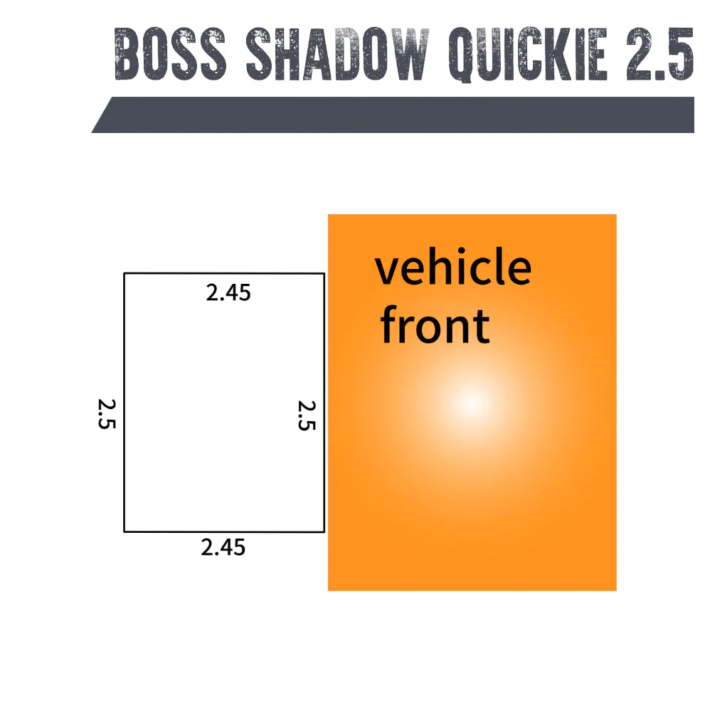 BOSS SHADOW QUICKIE 2.5 AWNING