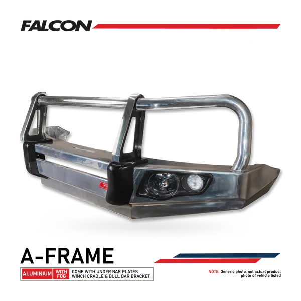 Colorado Rg (Face-Lift)/Trailblazer 16-On 707-02AW Falcon Alloy Bar A-Frame Bar (LED Foglight) Package