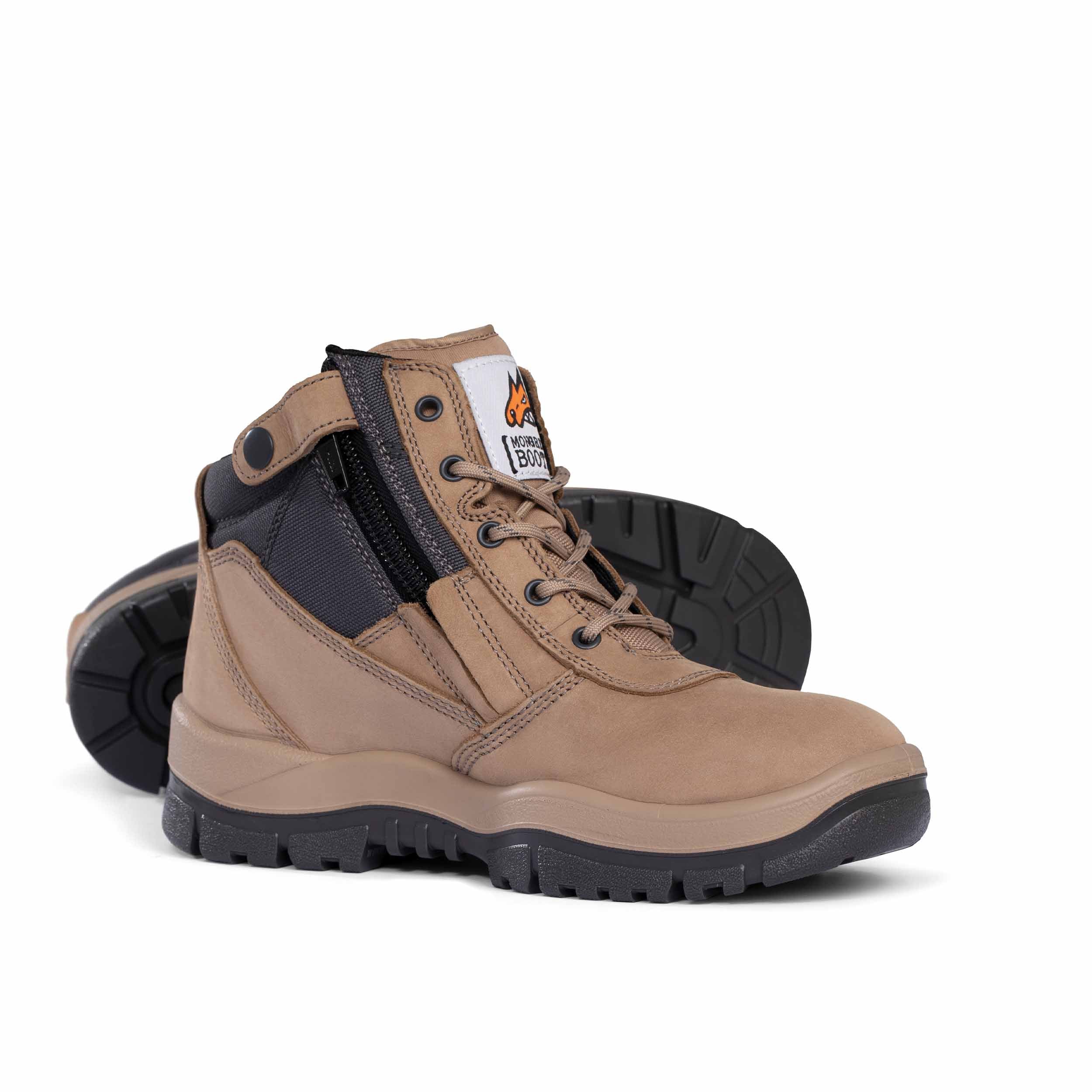 Stone Non-Safety ZipSider Boot
