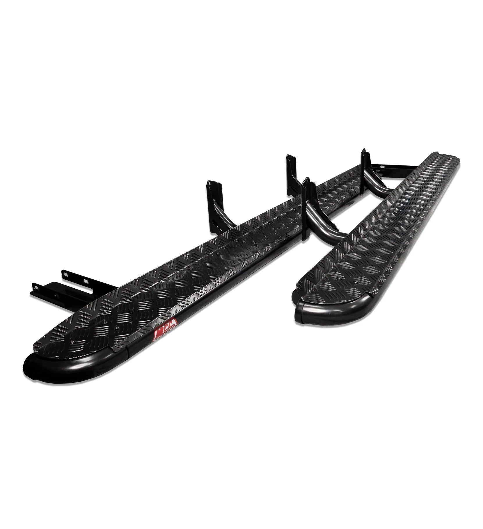 Isuzu D-Max Rg 2020-present Black Heavy Duty Side Steps